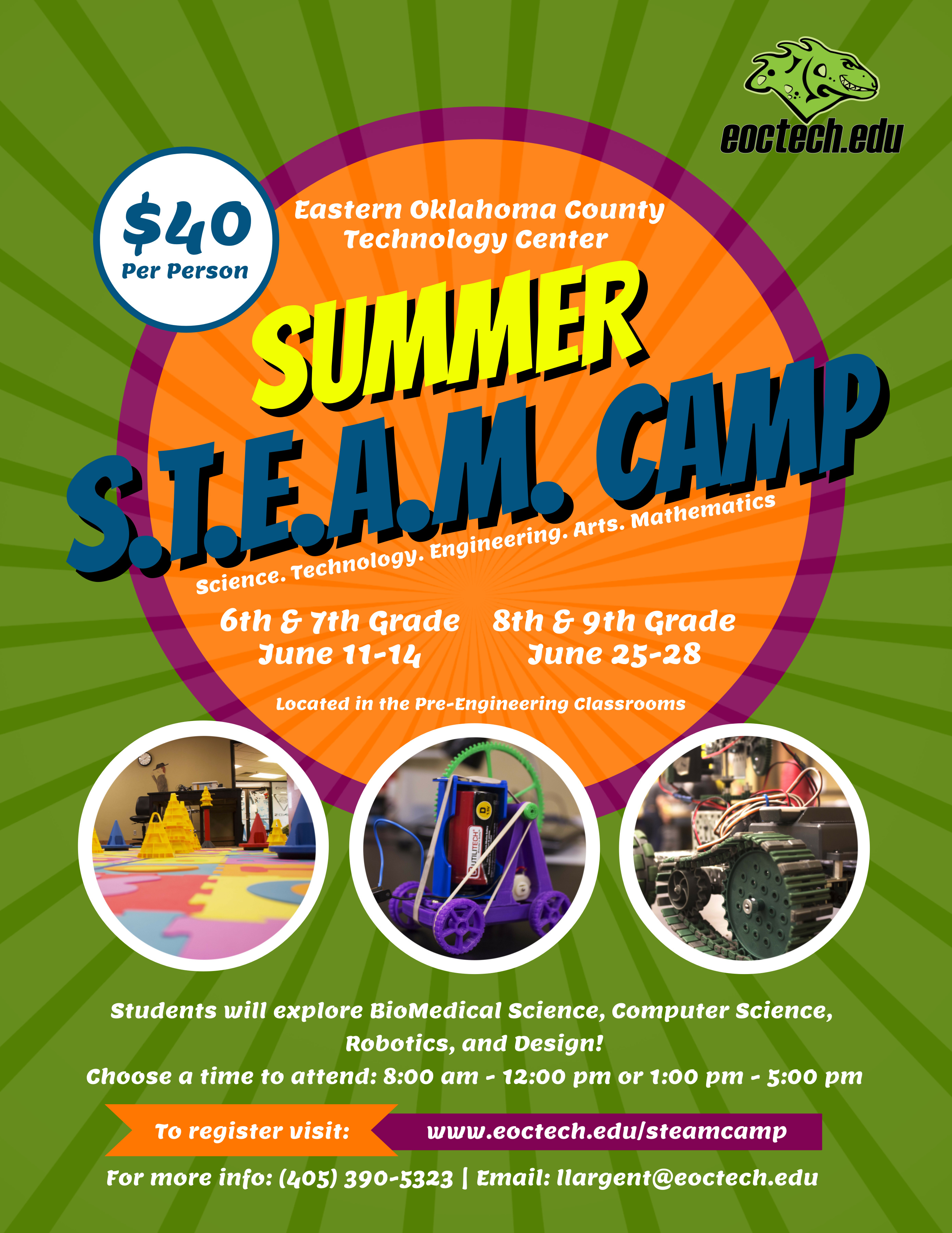 EOC Tech Summer S.T.E.A.M. Camp
