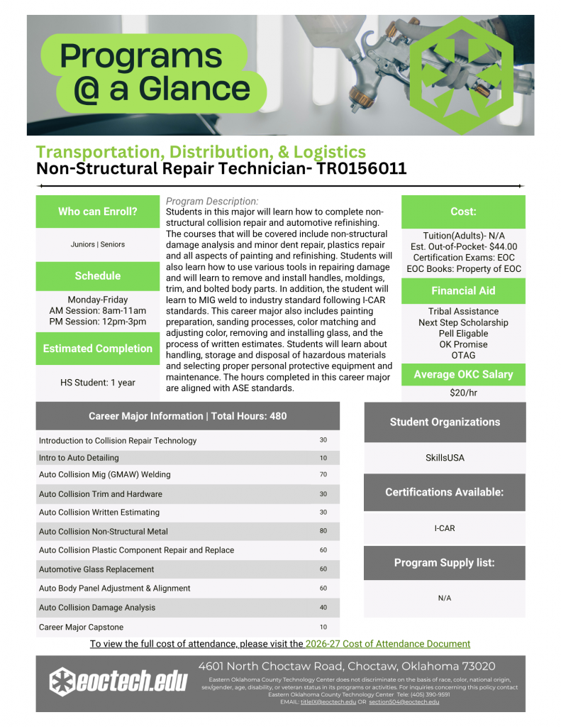 Non-Structural Repair Technician