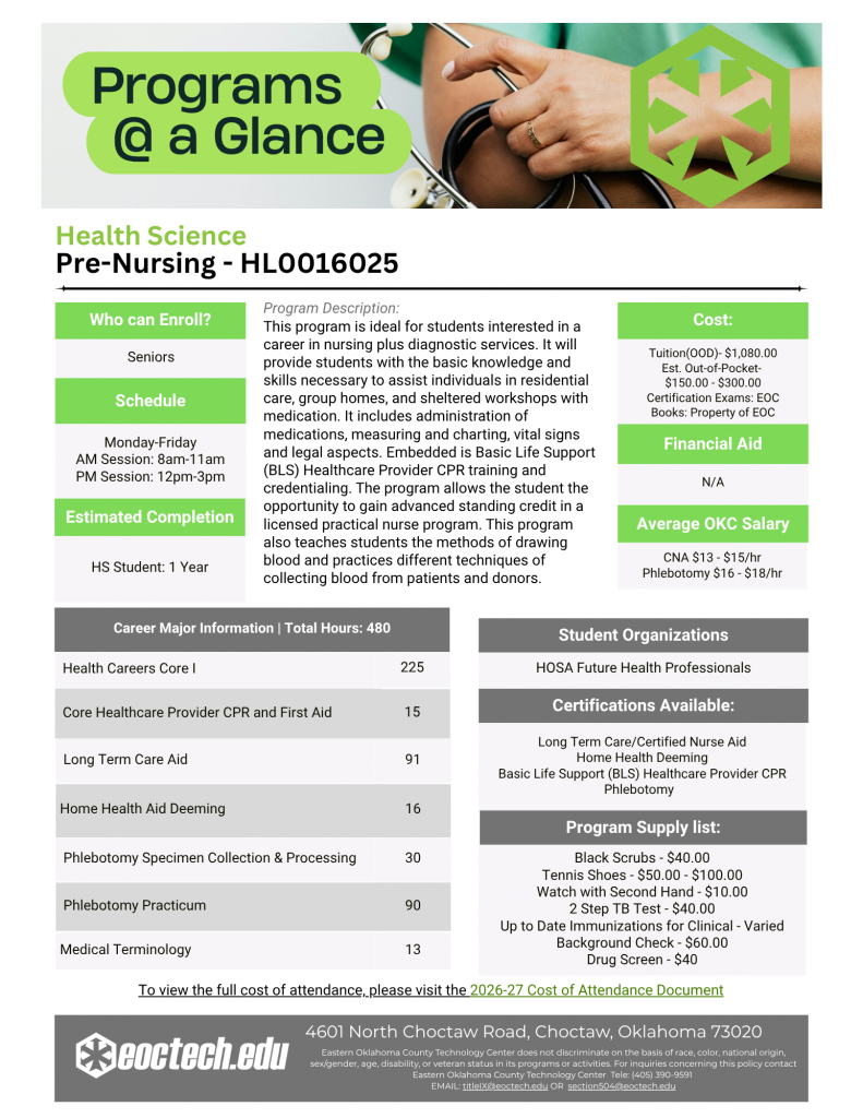 Pre-Nursing